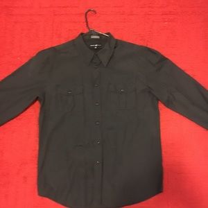 Black button up